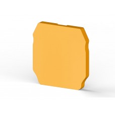 444423, Концевой сегмент на клеммники винт. мини MVK(2,5-4), (желтый); NPP MVK (упак 10 шт)