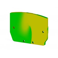 446422T, Концевой сегмент на клеммники пруж. мини MYK 2T, (желто-зеленый); NPP MYK 2T (упак 100 шт)