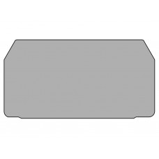 450239, Концевой сегмент на измер. клеммники WGO2N, (серый); NPP WGO2N (упак 25 шт)